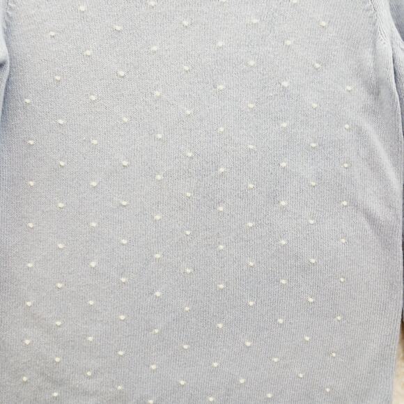 Sweater Size L Marina Wool Cashmere Powder Blue Pullover Whinsycore Soft Fairy - Picture 3 of 12
